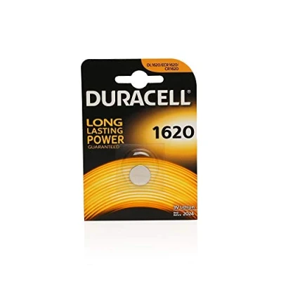 Bild av Duracell 1620 litiumbatteri 3 V ej uppladdningsbart batteri inte laddningsbara batterier (litium, knapp/mynt, V, 1 styck, CR1620, 75 mAh)