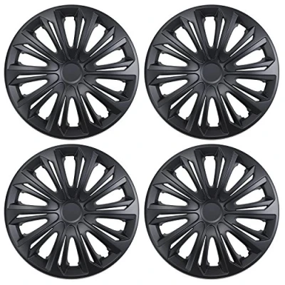 Bild av NRM starka hjulskydd 4 x universella hjulöverdrag set med svarta matta (38 cm)