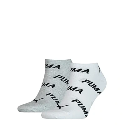 Bild av PUMA Unisex strumpor, Vit/grå/svart, 42 EU