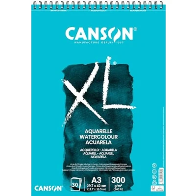 Bild av Canson 400039171 Akvarellanteckningsblock, 29.7 x 43.2 cm, Flerfärgad
