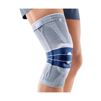 Bild av BAUERFEIND GenuTrain A3 knäbandage, höger, grå, storlek 5