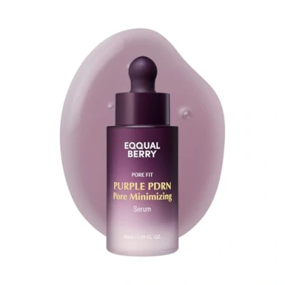 Bild av EQQUALBERRY Lila PDRN porminimeringsserum vegansk kollagen och peptider för porrefining hudelasticitet niacinamid cica exosome lugnande koreanskt glasskinn, 30 ml