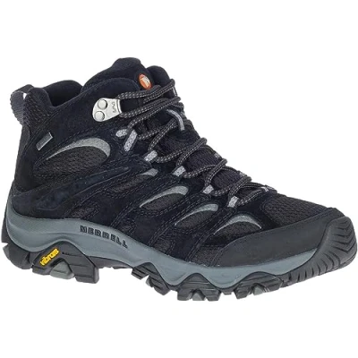 Bild av Merrell Moab 3 Mid GTX vandringskängor för kvinnor, Svart, grått, 41 EU
