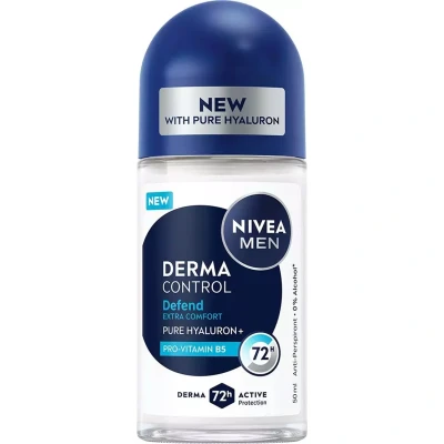 Bild av NIVEA Antiperspirant Deo Derma Control Defend Roll On 50 ml