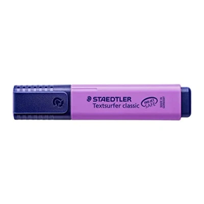 Bild av Staedtler 364 6 Textsurfer classic Textmarker, Keilspitze, circa 1 5 mm, 10 Stück im Kartonetui, violett