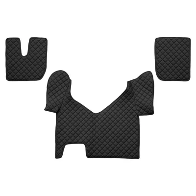 Bild av F CORE FL27 BLACK Ensemble de tapis sol Similicuir avant 3 noir
