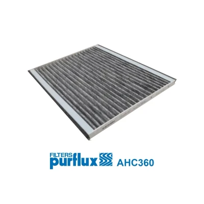Bild av PURFLUX AHC360 Filtre d&#039;habitacle à charbon actif 239 190 20 KIA: cee‘d II 5 portes, Pro 3 CARENS 4