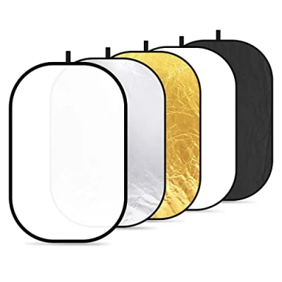 Bild av Neewer 5 i 1 bärbar multi 40 tum x 60 tum/100 150 cm kamerabelysningsreflektor/diffusorkit med bärväska för fotografering