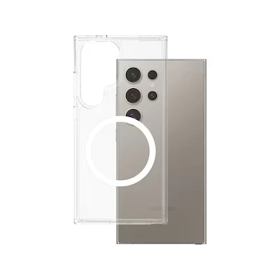 Bild av CARE by PanzerGlass Flagship Case Transparent Urban Combat w. White QI Compatible Samsung Galaxy S25 Ultra