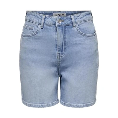 Bild av Onljosephine stretch Emb shorts DNM Azg, Ljusblå denim, XL