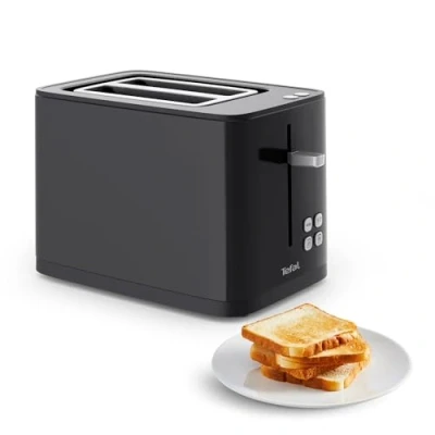 Bild av Tefal TL6408 Brödrost nedräkning för två långa skivor favoritinställningar med digital display 7 rostnivåer extra stor termostat