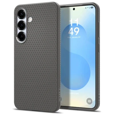 Bild av Spigen Liquid Air Case Kompatibel med Samsung Galaxy S25 Plus Skal Fodral Marble Gray