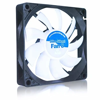 Bild av AABCOOLING SLIM Silent Fan 8 Tyst och Effektiv 80mm Fodral Fläkt med 4 Vibrationsdämpare, 12V Fläkt, PC Kylning, för Fodral, 8cm Högt Luftflöde, Kylfläkt