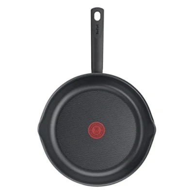 Bild av Tefal Day By On 24 cm stekpanna med titan non stick, hällspikar, Thermo Signal, diffusorbas, djup form, lämplig för gas, spis och elektrisk, inte induktion