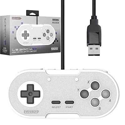 Bild av Retro Bit Legacy 16 USB Pad Grey Wired Controller Android