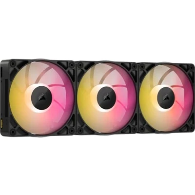 Bild av Corsair iCUE LINK RX120 MAX RGB (3 pack) Chassi fläkt 120mm Svart med LED 36 dBA