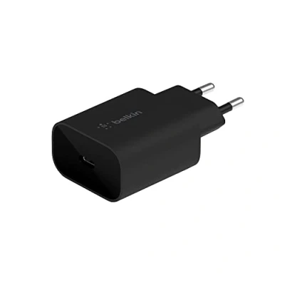 Bild av Belkin BoostCharge 25 W väggladdare med PPS (USB C Power Delivery, snabbladdare för iPhone, Samsung, Galaxy Tab, iPad och mer)