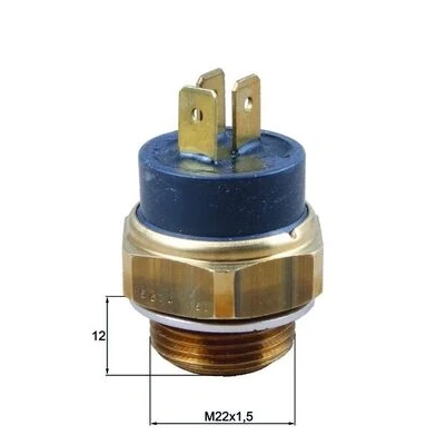 Bild av MAHLE ORIGINAL TSW 70 Interrupteur de température, ventilateur radiateur M22x1.5 avec joint d&#039;étanchéite PEUGEOT: 205 II 3/5 portes