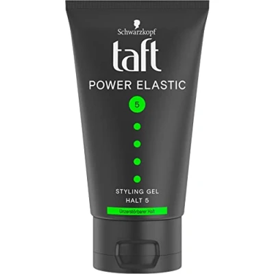 Bild av Taft Styling gel Power Elastic med oförstörbar stadga 5 (150 ml), hårgel för stärkt hår och utan att klibba, upp till 48 h grepp