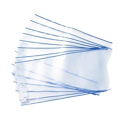 Bild av HERMA Klart skolboksskydd (25,5 x 54 cm) av robust plast, med inskriptionsetikett, 10 pack