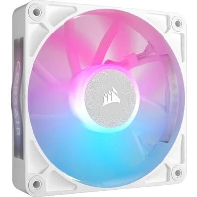 Bild av CORSAIR iCUE LINK RX120 RGB 120 mm PWM Fläkt Magnetiskt Kupollager Enkelfläkt Vit