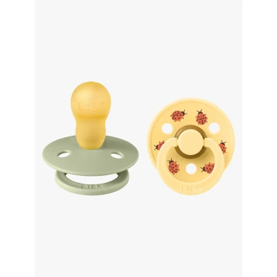 Bild av BIBS Studio Colour Ladybug Napp 2 Pack Latex Stl 3, Sage