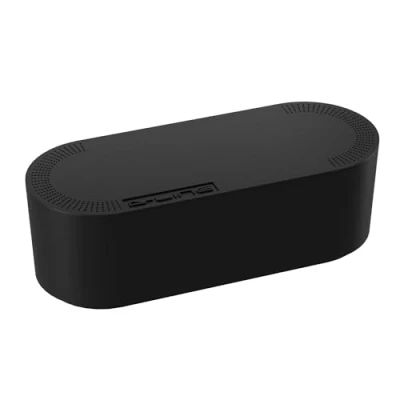 Bild av D Line ordningslåda för kablar, döljer förlängningsblock, kabelhantering skrivbord, snyggar till TV tillverkad av elektriskt säkert ABS material 415 (L) x 165 (B) 135 mm (H) stor, svart