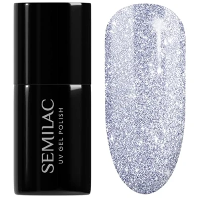 Bild av Semilac UV nagellack Hybrid 459 kvällsfest 7 ml kollektion blixt