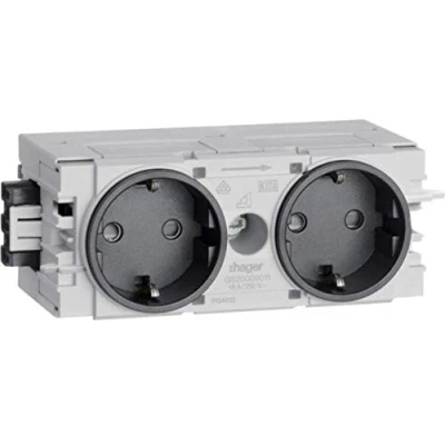 Bild av Hager GS20009011, grafit, IP20, 250 V, 10 styck