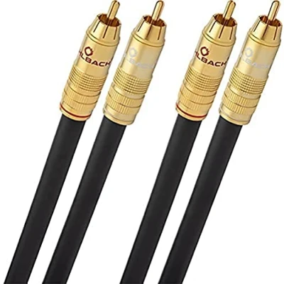 Bild av Oehlbach NF 214 Master 70 Förstklassig stereo cinkabel set Flera avskärmningar, silverpläterad koppar 2 x 0,70 m antracit