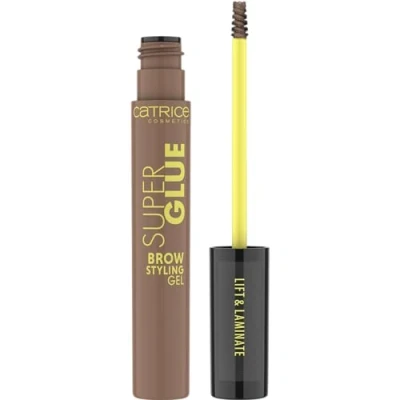 Bild av Catrice Super Glue Brow Styling gel, ögonbrynsgel, nr 030, brun, definierande, fixerande, snabbtorkande, vegansk, utan mikroplastiska partiklar, nanopartiklar fri, parfym, 1 pack (4 ml)