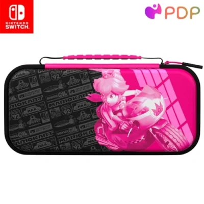 Bild av PDP Travel Case Plus GLOW Grand Prix Peach Nintendo Switch