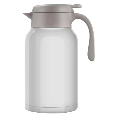 Bild av Luvan Thermos 2,0 L, termisk karaff i rostfritt stål, kall varm retention 24 timmar (vit)