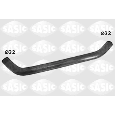 Bild av SASIC SWH6598 Durite De Refroidissement droite, supérieur AUDI: 80 B4 Berline