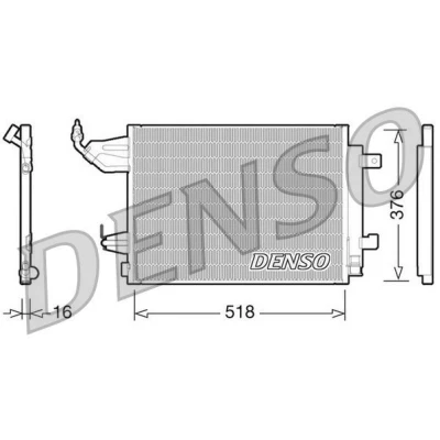 Bild av Kondensor, klimatanläggning, mitsubishi colt vi, czc cabriolet smart forfour, fortwo cabrio, coupé, 4548300070, MR568975
