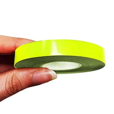 Bild av 4R Quattroerre.it 10502 trim randiga självhäftande remsor för bilar, neongul, 10 mm x m