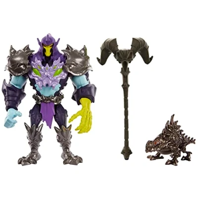Bild av He Man and the Masters of Universe actionfigurer med tillbehör, MOTU leksakspresenter och samlarleksaker, HLF52