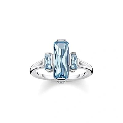 Bild av Thomas Sabo bague grosses pierres bleues argent sterling 925 TR2267 009 1 48