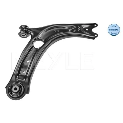 Bild av MEYLE 116 050 0196 Bras de suspension ORIGINAL Quality avec support en caoutchouc Essieu avant droit barre oscillant transversal Tôle d&#039;acier