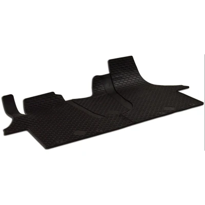 Bild av WALSER 50810 Ensemble de tapis sol Caoutchouc avant 1 noir Sur mesure VOLKSWAGEN: Transporter 5, 5 Bus