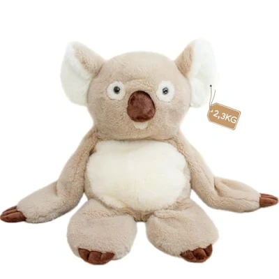 Bild av Draca Vikt vadderat djur, Viktgosedjur, 2,3 kg Viktdjur, barn, ångest, leksak, vikttad plysch för vuxna och barn Koala, gosedjur