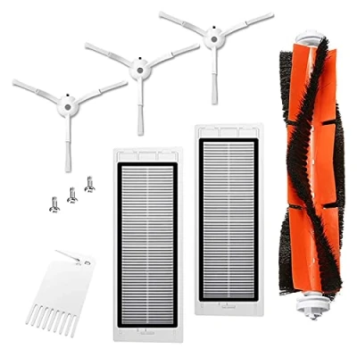 Bild av Tillbehör till XIAOMI robotdammsugare, reservdelar Roborock S50 S51 S55 S5 max S6 S60 S65 MI robotar, HEPA filter, huvudborste, sidoborste 10 delar