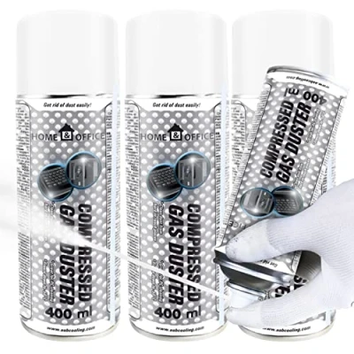 Bild av AABCOOLING Home&amp;Office Compressed Gas Duster Frysspray till 50*C 400ml Värdepaket 3 st Kall Spray, Frysvätska, Produkt för Att Frysa Rör, Frysningsspray, Frysning av Elektroniska Kretsar