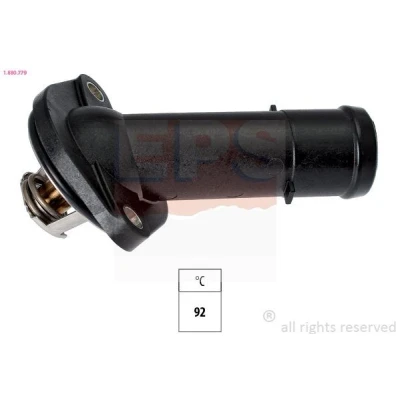 Bild av EPS 1.880.779 Thermostat d&#039;eau 92 Made in Italy OE Equivalent avec joint d&#039;étanchéite AUDI: A3 3/5 portes, Sportback, A1 portes