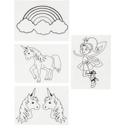 Bild av Creativ Company Shrink film with Motifs Unicorn