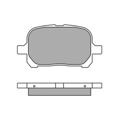 Bild av MEYLE 025 235 1317 Jeu de plaquettes frein ORIGINAL Quality Essieu avant contact signal d&#039;usure exclu avec tôle anti bruit