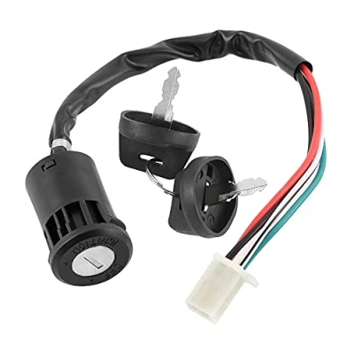 Bild av ANCLLO 4 polig tändningsnyckelbrytare trådar för 50cc 70cc 90cc 110cc 125cc Quad ATV Dirt Bike Pocket Wheels Parts
