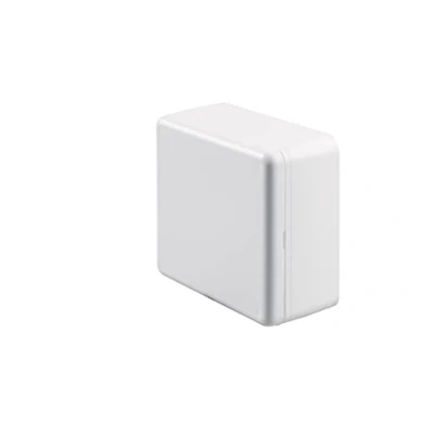 Bild av POLY POOL PP0219 Derivationslåda elektrisk fyrkantig vägglåda för kanaler 20 x 10 mm, 15 30 40 mm vit avledningslåda tillverkad i Italien