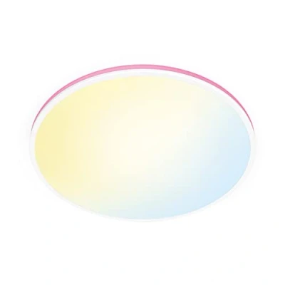Bild av WiZ Rune Taklampa (WiZ Color), Vit Smart LED belysning (WiFi och Bluetooth), 22W, 2700 6500 Kelvin, Dimbar i kallvitt till varmvitt + 16 miljoner färger