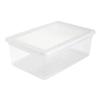 Bild av keeeper Förvaringslåda med luftkontrollsystem, 39 x 26,5 14 cm, 11 l, Bea, genomskinlig
